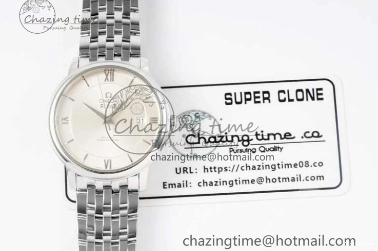 0311 Bright De Ville SS DIWF 1:1 Best Edition Silver Dial SS Markers on SS Bracelet MIYOTA 7848